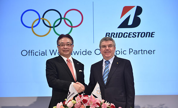 IOC Announces Bridgestone as Worldwide TOP Partner to 2024