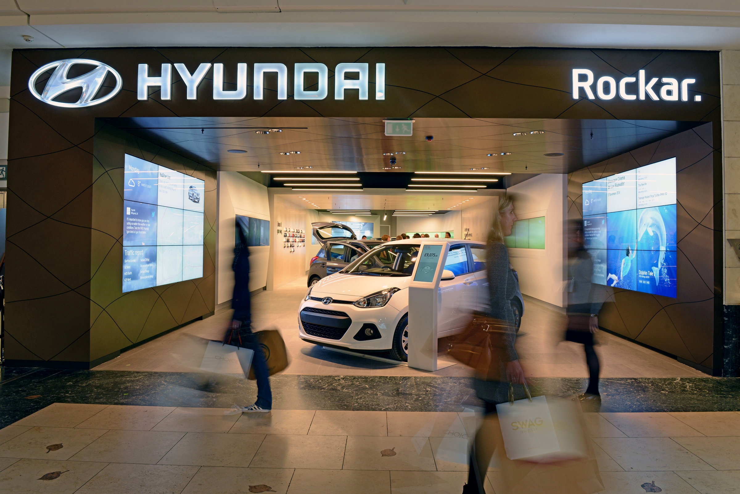New Hyundai store in Bluewater Shopping Centre