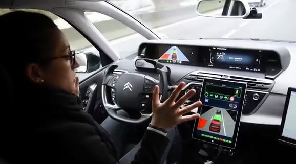 PSA Group tests for the roll-out of the AVA "Autonomous Vehicle for All" program.